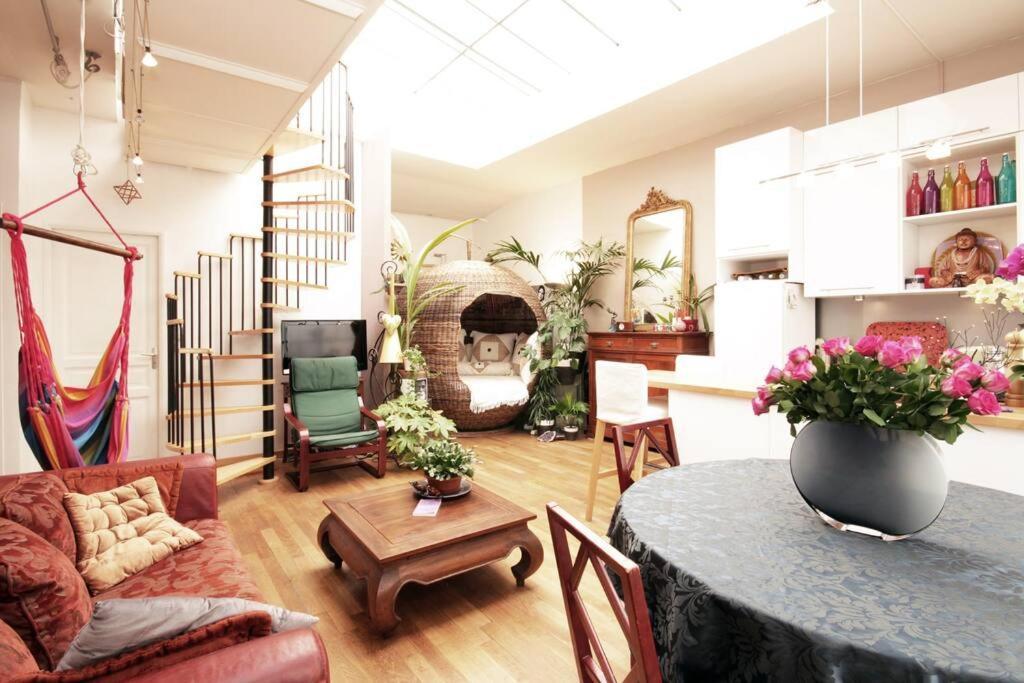 Appartement Exotic Loft In Montmartre + Terrace ! *